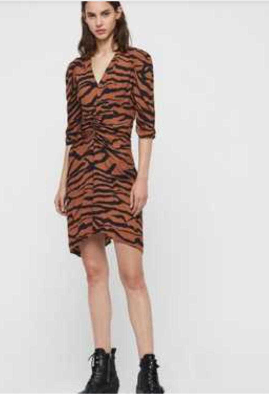 NWT All Saints Josephine Zephyr Dress 10 (100